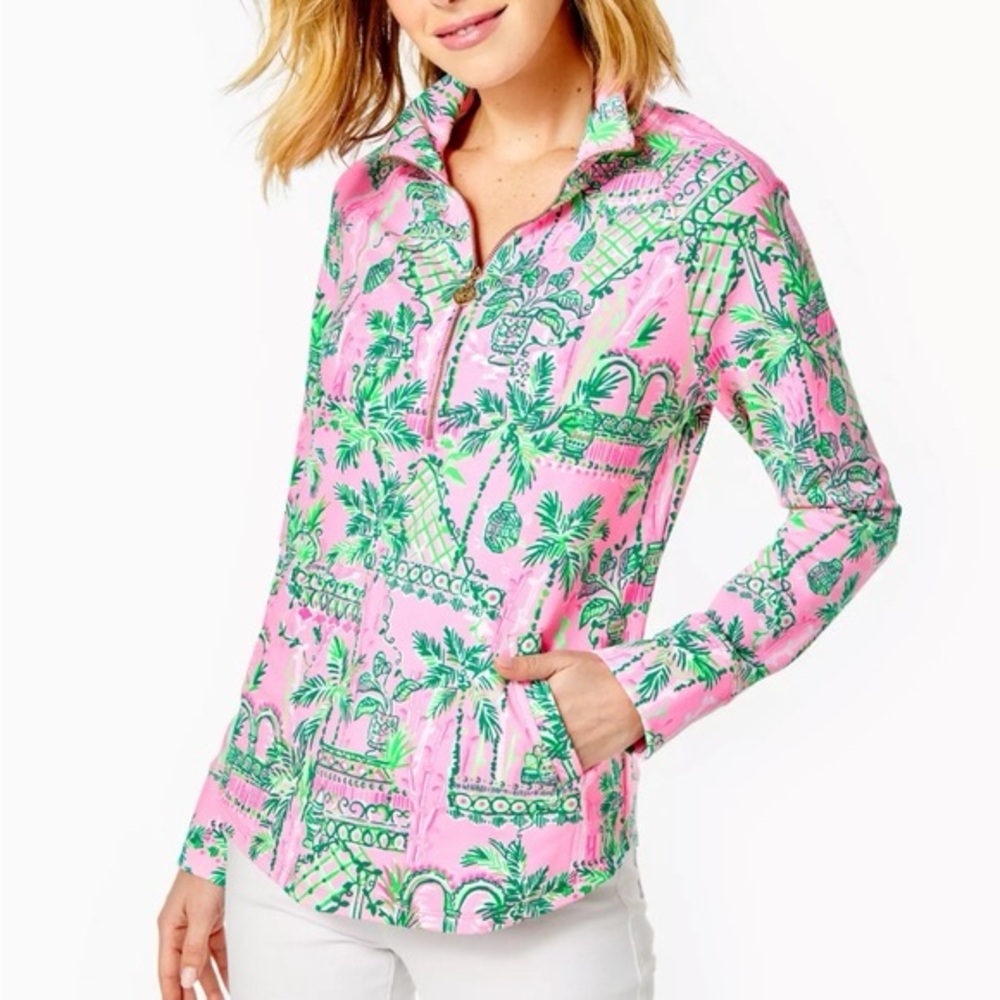 Lilly Pulitzer Pink and Blue Floral Jacket